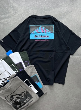 现货Columbia x FREAKS STORE Imperial Park哥伦比亚山峰短袖T恤