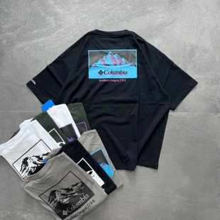 现货Columbia x FREAKS STORE Imperial Park哥伦比亚山峰短袖T恤