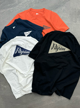 现货Pilgrim Surf＋Supply Team日本制经典三角LOGO短袖T恤25ss