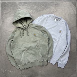 VISTA 现货CARHARTT HOODED SWEATSHIRT水洗重磅卫衣连帽衫 WIP