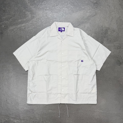 现货TNF日本紫标Nylon Taffeta FieldS/SShirt尼龙塔夫绸短袖衬衫