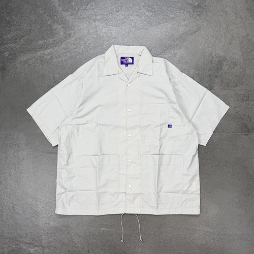 现货TNF日本紫标Nylon Taffeta FieldS/SShirt尼龙塔夫绸短袖衬衫