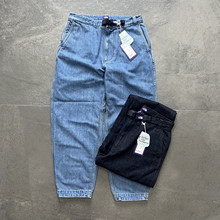 现货THE NORTH FACE北面紫标Denim Wide Tapered 23fw牛仔裤5357