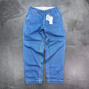 25AW日产水洗休闲直筒牛仔长裤 现货nanamica Pants Denim Wide