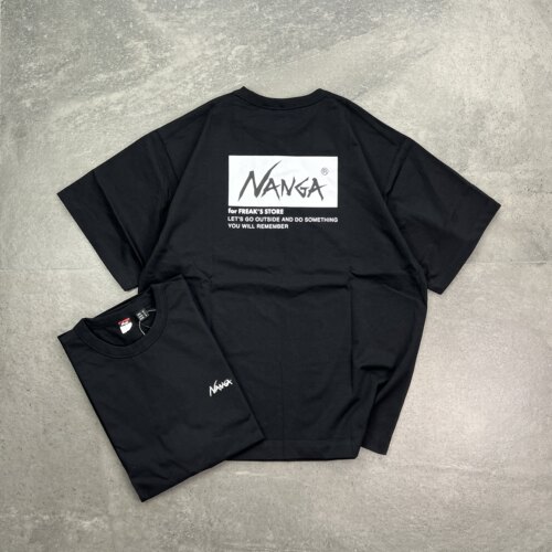 现货 NANGA × FREAK'S STORE 定番联名限定刺绣印花户外短袖T恤