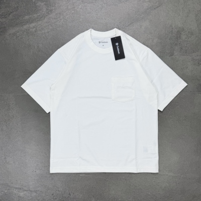 现货 Goldwin Oversized pocket 26ss宽松口袋刺绣圆领短袖T恤