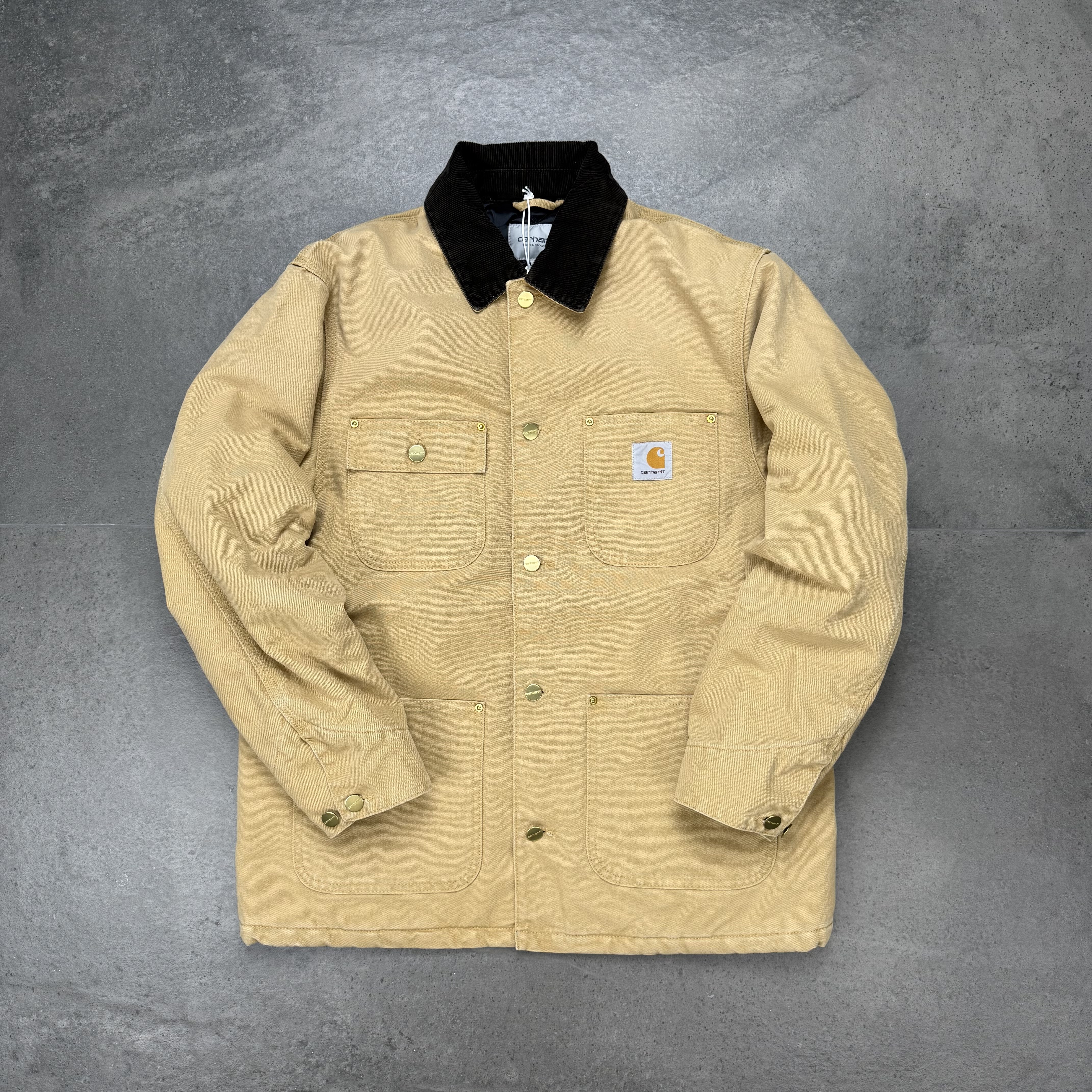 现货Carhartt WIP OG CHORE COAT密歇根水洗厚款加绒棉服夹克外套