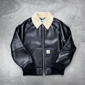 Shepton 现货Carhartt WIP Jacket卡哈特谢普顿毛领人造皮衣夹克