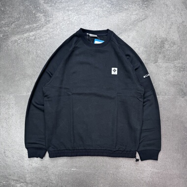 现货COLUMBIA x FREAKS STORE 25aw哥伦比亚棉涤廓形运动圆领卫衣