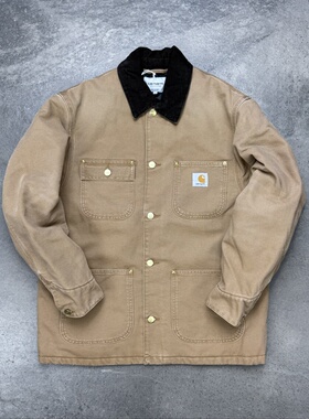 现货Carhartt WIP OG CHORE COAT密歇根水洗厚款加绒棉服夹克外套