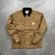 厚密歇根厚款 现货Carhartt 排扣夹克 COAT卡哈特 薄 WIP MICHIGAN