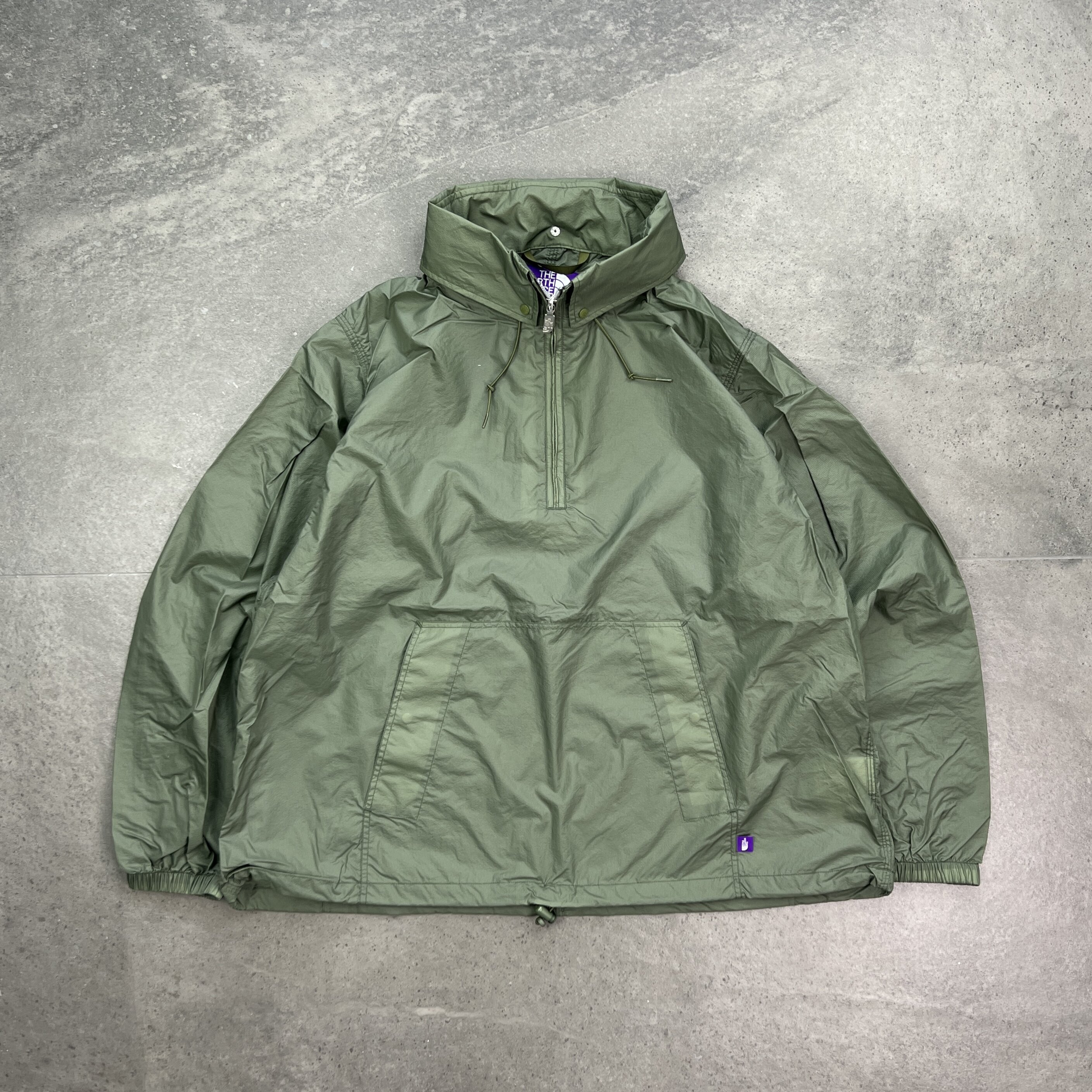 现货 日本紫标 NYLON RIPSTOP FIELD半拉链防晒服冲锋衣