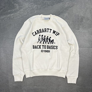 main WIP 24aw卡哈特返璞归真华夫格套头卫衣 Carhartt 现货