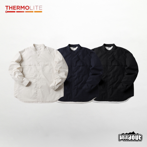 WildOut四色立领防风特殊口袋棉涤混纺T棉衬衫WJK2504