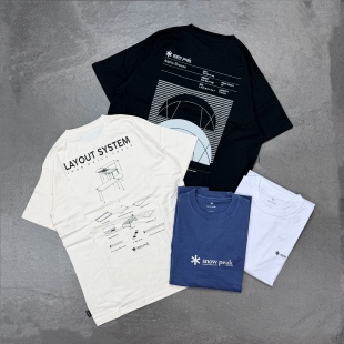 现货特价Snow peak雪峰定番/限定多款集合logo透气Polo衫/短袖T恤