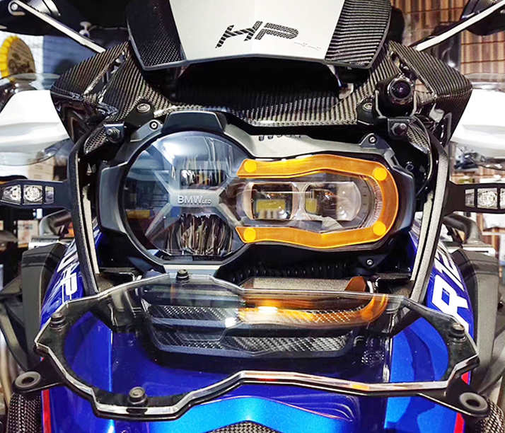 宝马水鸟r1200gs r1250gs  led大灯日行灯变色灯眉   磁铁吸附