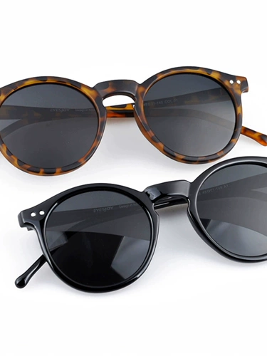 Прозрачные ретро солнцезащитные очки, в корейском стиле