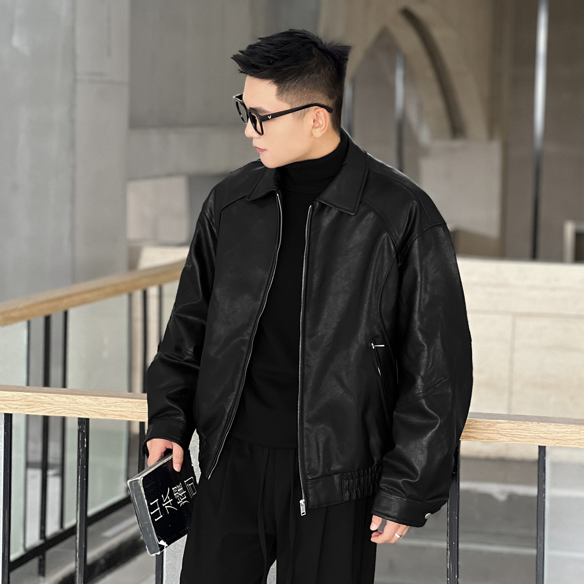 二十二号穿搭新国标90白鸭绒冬季加厚保暖皮衣羽绒服男士外套上衣