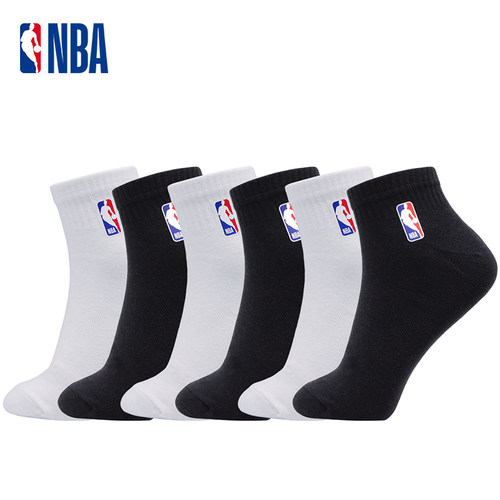 NBA男士运动短袜6双透气吸汗