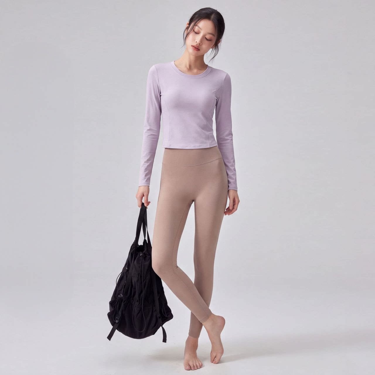 运动健身两件套瑜伽服套含胸垫