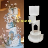 包邮 泡沫蛋糕胚模型假体胚翻糖奶油裱花练习模具城堡套装 胚新品