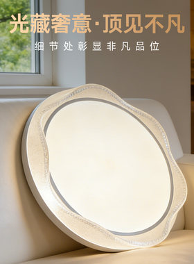 华艺照明意式极简卧室吸顶灯2026新款现代简约大气高级感书房灯具
