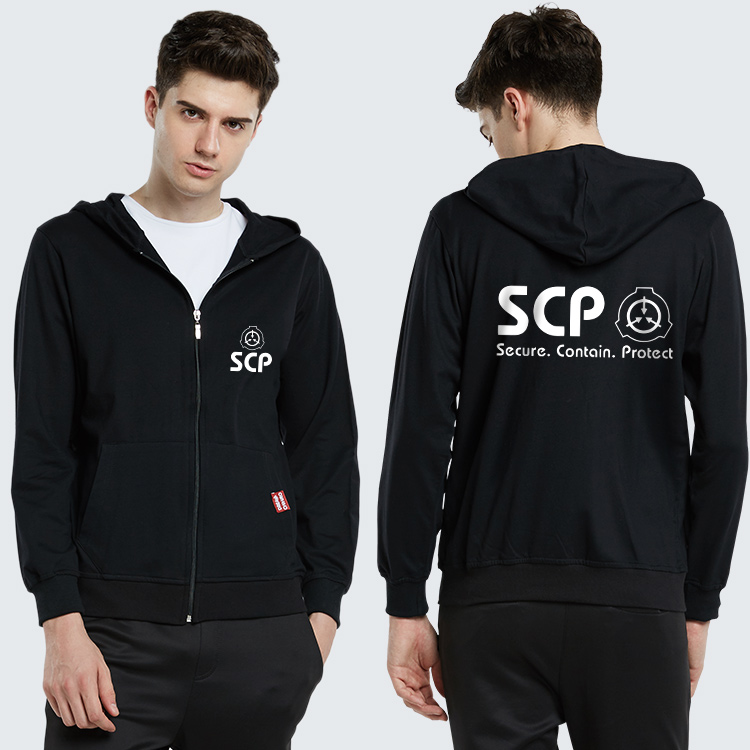 SCP基金会衣服连帽开衫外套秋冬季动漫外套风衣scp机动特遣队卫衣 模玩/动漫/周边/娃圈三坑/桌游 游戏/电竞实物周边 原图主图