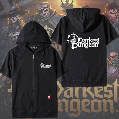 男暗黑地牢2卫衣连帽拉链