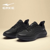 跑步鞋 耐磨轻便运动鞋 2026春季 减震回弹防水跑鞋 新款 鸿星尔克男鞋