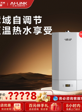 【门店在售】AO史密斯燃气壁挂炉家用热水天然气采暖锅炉产品定制