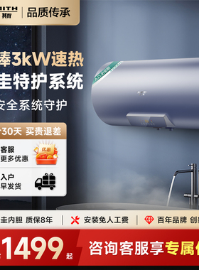 AO史密斯佳尼特金圭内胆电热水器家用双棒速热遥控60/80升KA洗澡