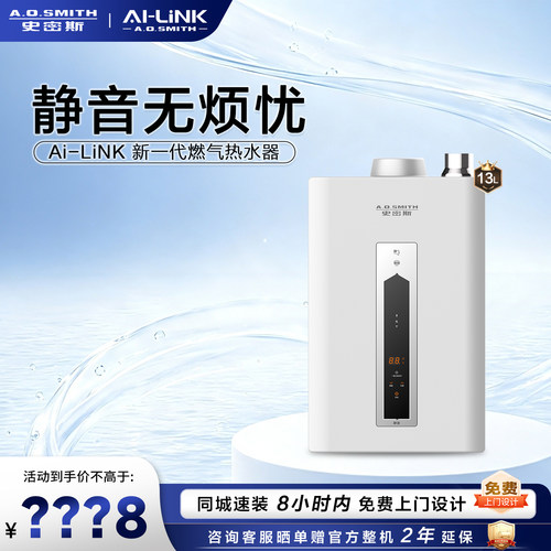 AO史密斯门店在售燃气热水器