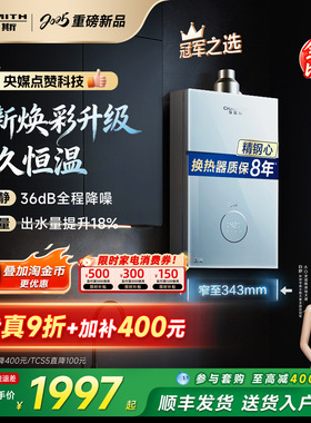【小精钢TCS5】AO史密斯佳尼特耐用恒温安静燃气热水器TCA1/PC0