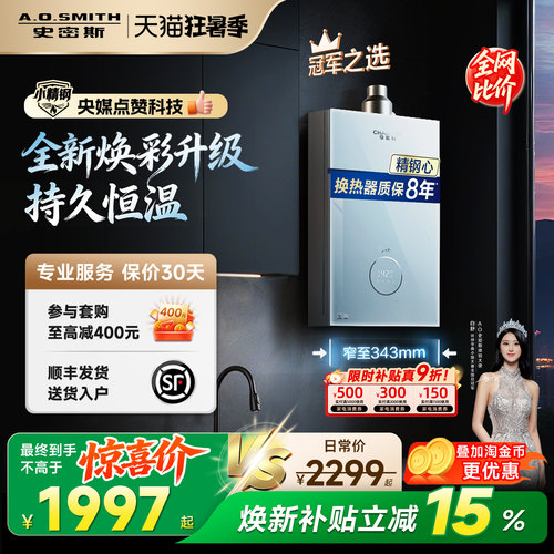 AO史密斯小精钢热水器TCS5/TCA1