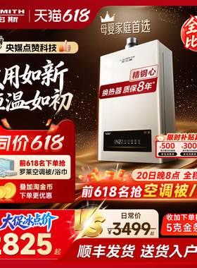 【全能爆款】AO史密斯小精钢燃气热水器13/16升EC3恒温EC5/EJ5Wi