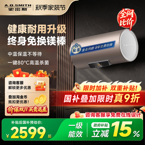 A.O.史密斯爆款电热免更换镁棒