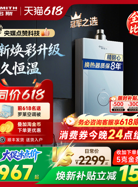 【小精钢TCS5】AO史密斯佳尼特耐用恒温安静燃气热水器TCA1/PC0