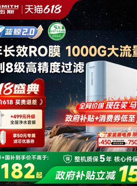 A.O.史密斯佳尼特厨下大流量反渗透家用直饮净水器CR2500BM1