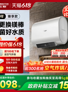 新品AO史密斯佳尼特金圭电热水器60/80升HD2升级款扁桶超薄节能