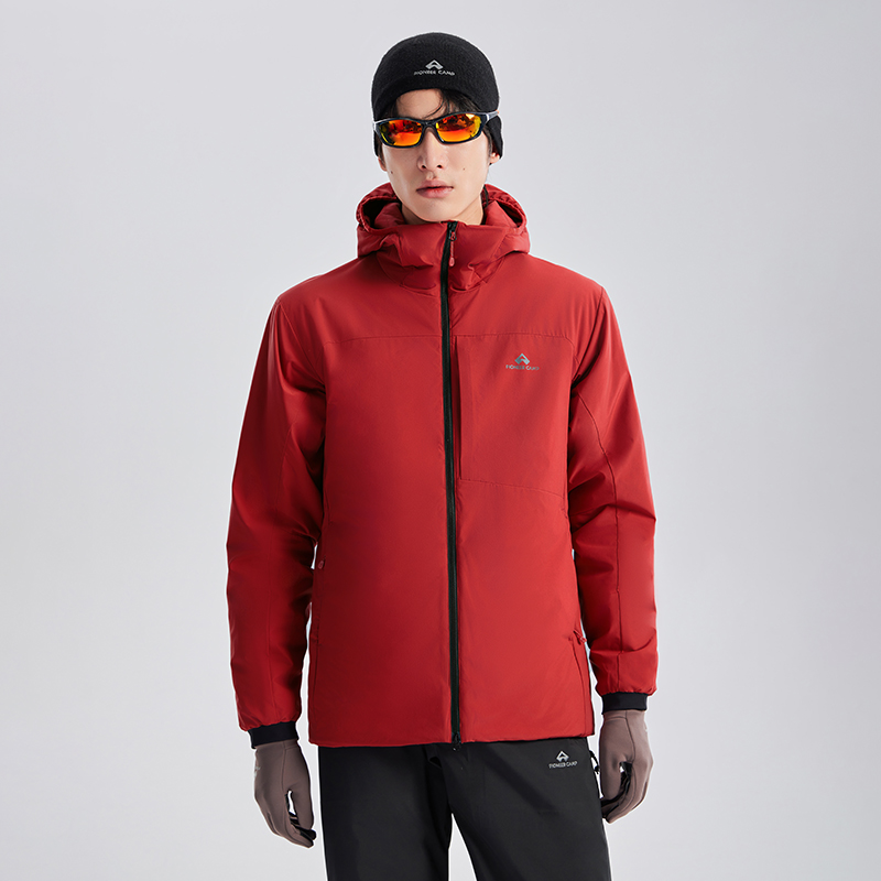 拓路者男户外金标P连帽保暖外套