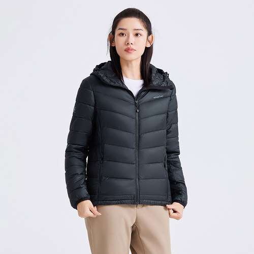 拓路者女Primaloft金标连帽棉服