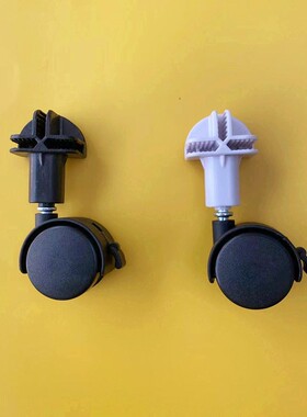 狗笼轮子DIY宠物笼滑轮猫笼脚轮兔笼万向轮魔片笼轮卡扣鸟笼配件