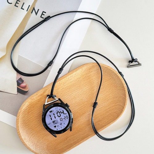 蜡绳项链挂脖表带手表gt5链条