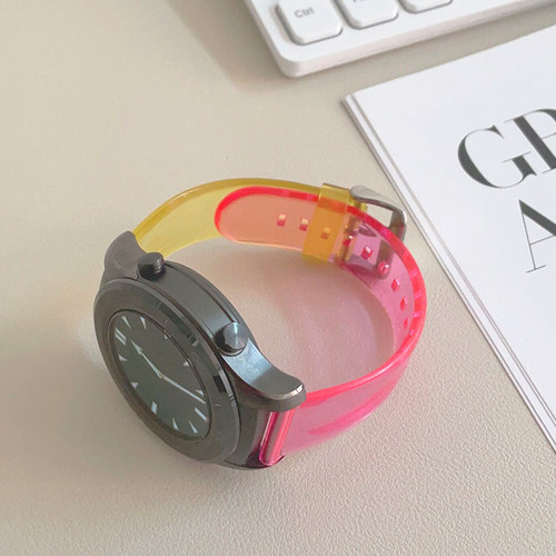 果冻透明夏天硅胶表带