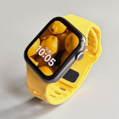 不规则斜纹硅胶适用手表iwatch
