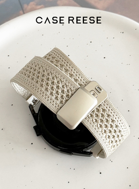 透气针织尼龙磁吸GT5适用华为GT3手表watch4pro表带苹果荣耀小米2