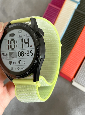 尼龙回环魔术贴新款高级感适用gt5华为手表GT3表带watch4pro小米3