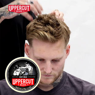 UPPERCUT拳击手发泥哑光自然造型蓬松前刺纹理凌乱蓬松发型