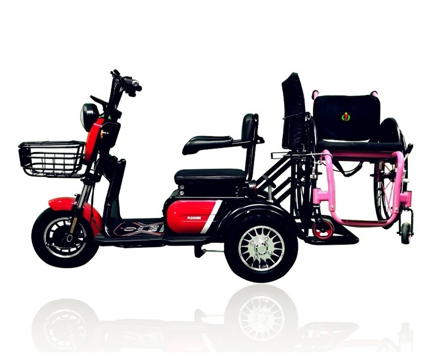 艾京电动轮椅子母车残疾人代步车