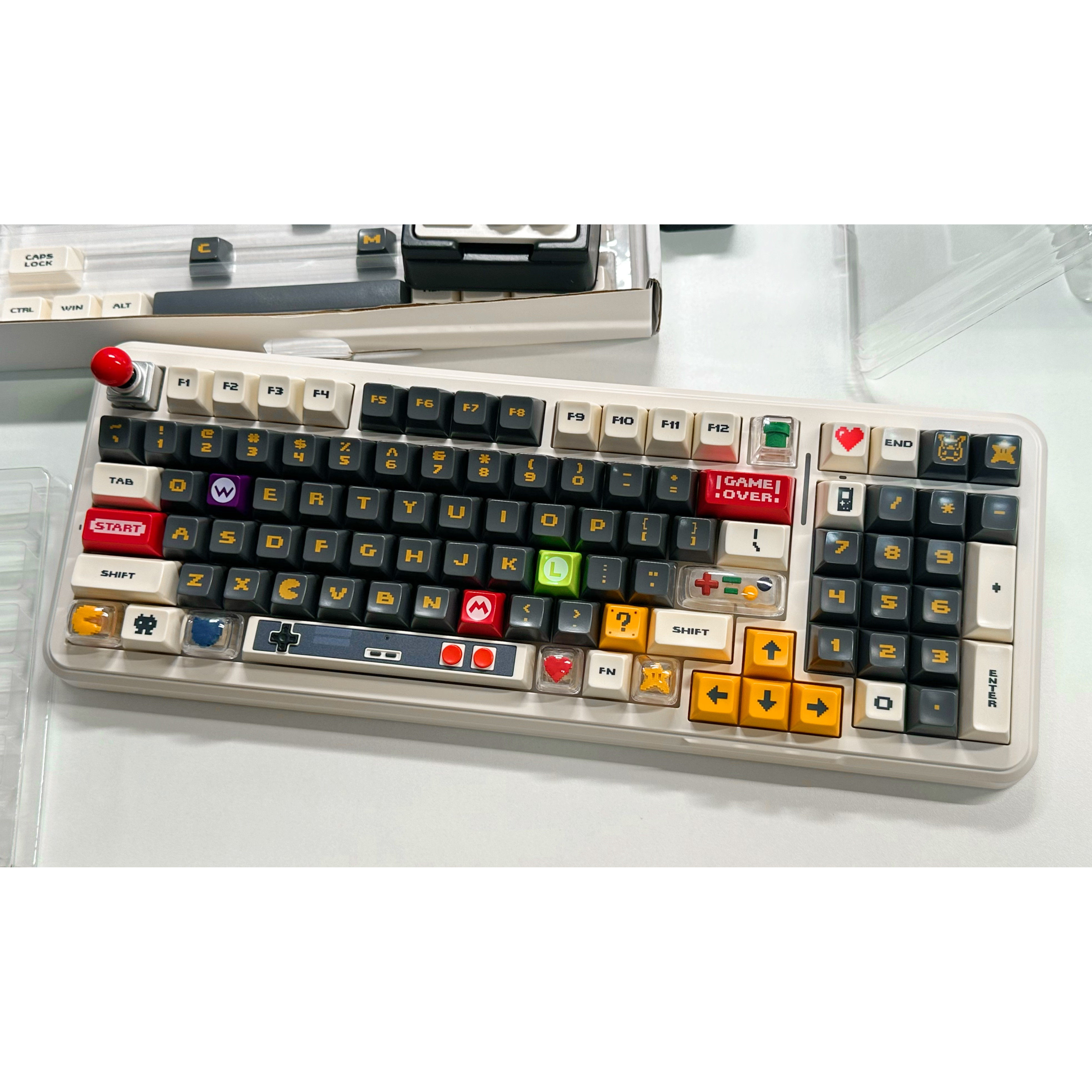 限量版电玩马里奥键帽送超多个性